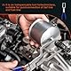 TOOLUTION Electrical Disconnect Pliers Kit 4 Piece Set – Auto Electrical Connector Pliers Fuel Line Disconnect Plier-tools Rapid Unconnec Tool for Cars Trucks Sicherungsringzangen