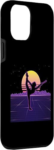 Miniatura 12 de Funda para iPhone 12/12 Pro Retro Baton Twirling Majorette Baton Twirler