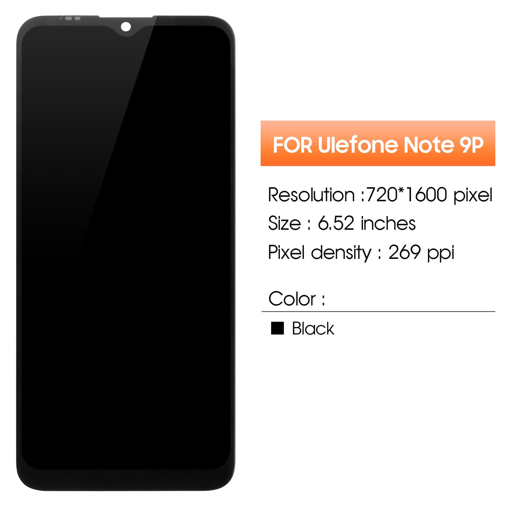 SiuVorZhi Display LCD + Touch Screen Per Ulefone Note 9P: Kit Di Ricambio Completo Con Strumenti E Adesivo