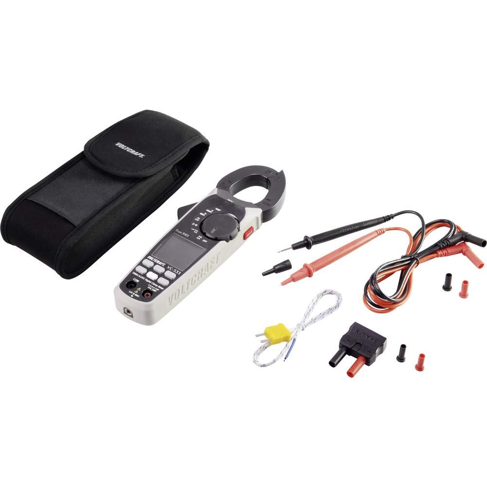 VOLTCRAFT VC-533 Stromzange digital CAT III 600 V Anzeige (Counts): 6000