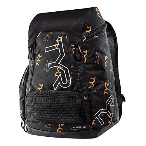 Image of Alliance Backpack TYR Wet /Dry Athletic Gym and Pool Bag for Men and Women - Separate Wet /Dry Compartments, 45L Capacity, Ergonomic, Water-Resistant - Available in Team Colors