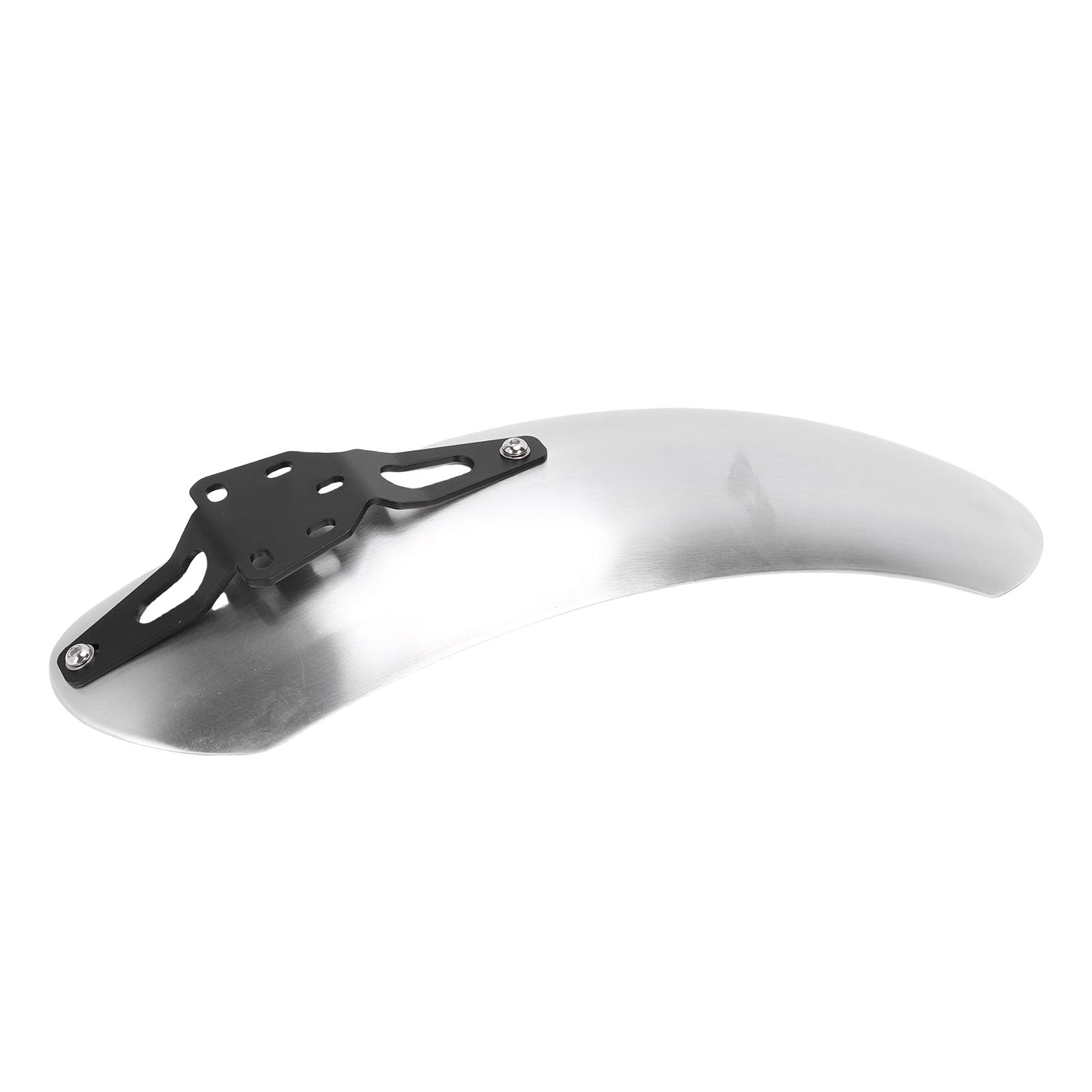 Guardabarros Delantero de Montaje Alto 900 | Protector contra Salpicaduras de Tablero Largo de Aleación de Aluminio para Street Twin Speed ​​Twin Street Scrambler (Silver)