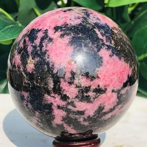 Boule de rhodonite et quartz pour reiki de 600g à 650g - 6
