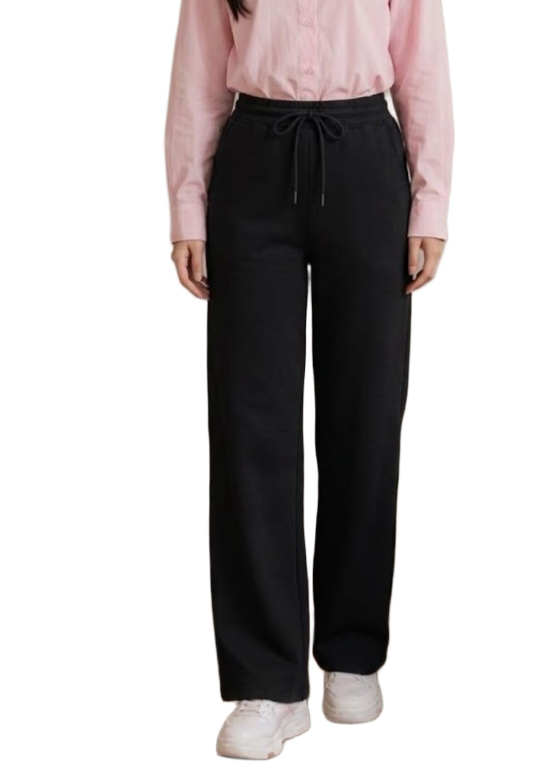 dockstreet Track Pant for Women || Baggy Fit || Track Pants || Full Elastic Jogger Track Pant ||-picture-28