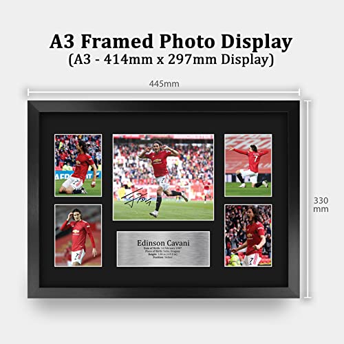 HWC Trading FR A3 Edinson Cavani Gifts Printed Signed Autograph Picture for Football Fans and Supporters - A3 Framed - Image 2