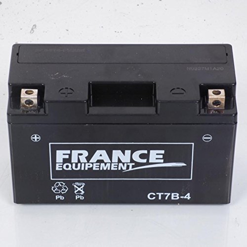 Batterie France Equipement compatible avec Moto Kymco 125 Quannon 2008 à 2016 YT7B-4 / 12V 6.5Ah