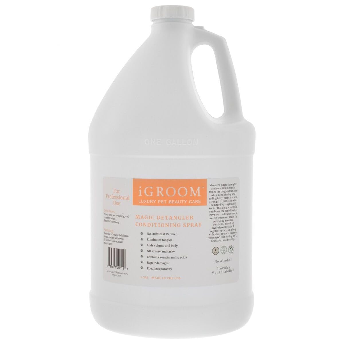 iGroom Magic Detangling Dog Conditioning Spray, Luxury Pet Beauty Care, Protein Sealer, Condition and Moisturise, Made in USA, 3.8L โ image 1