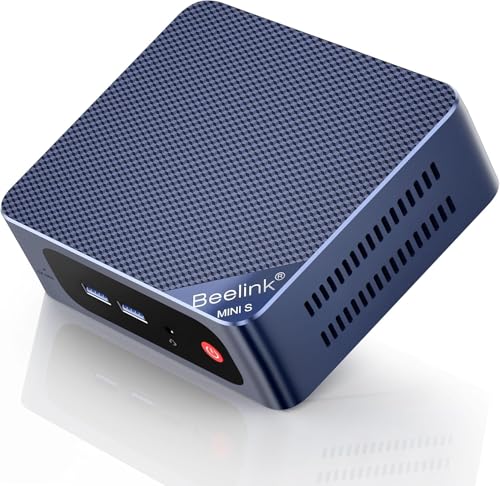 Beelink Mini PC, Mini S13 PRO Intel 13th N150(Up to 3.6GHz), 16GB DDR4 500GB SSD, Computer Support...