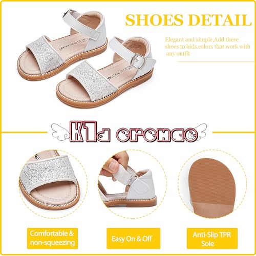 Image of Kiderence Toddler Girls Sandals Little Girls Kids Summer Shoes Toddler Sandals