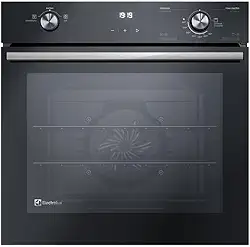 Forno de Embutir Electrolux a Gás 80L Efficient com PerfectCook360 Preto OE8GH 220v