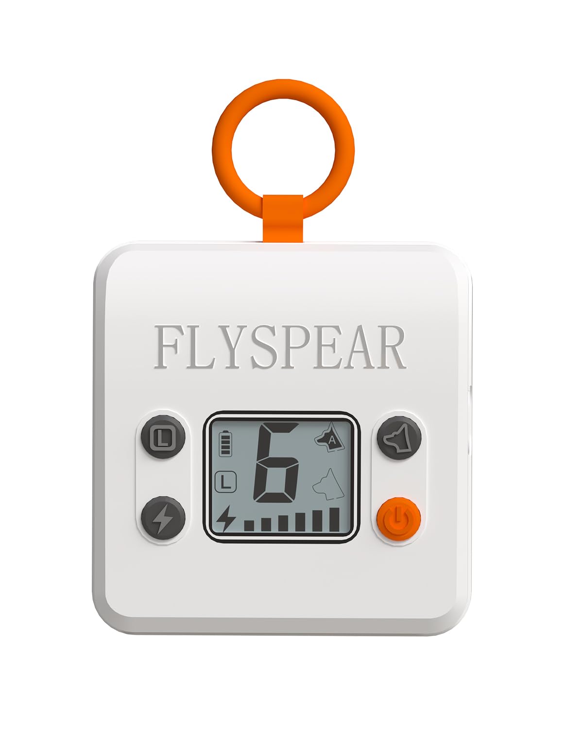 FLYSPEAR Transmisor de barrera inalámbrico para mascotas, solo transmisor, color blanco