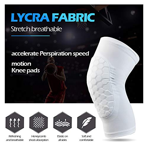 image for ESGTON Knee Pads EVA Padded Crashproof Leg Sleeve Compression Knee Bra