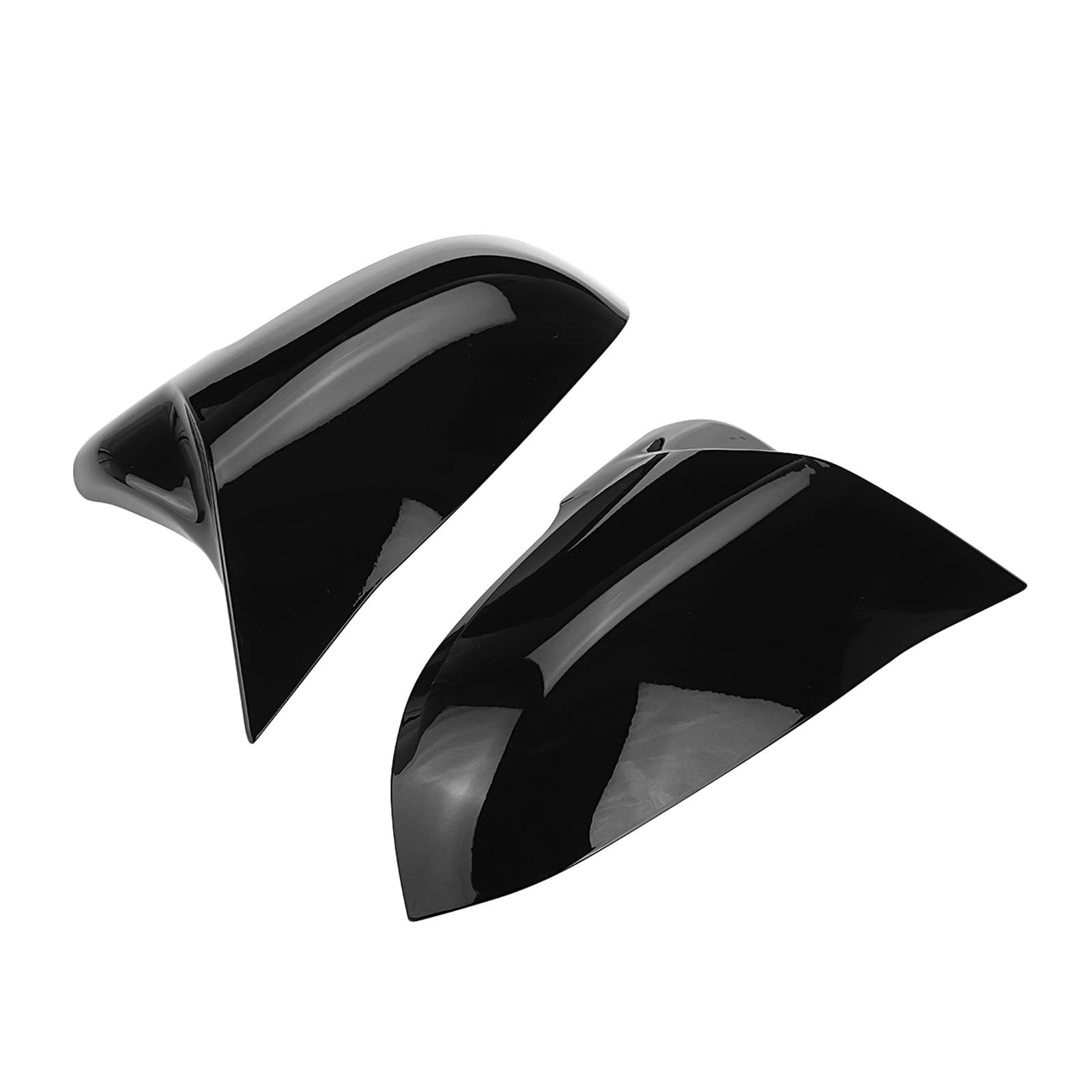 GEARMONSTER Auto spiegelkappen, achteruitkijkspiegelbehuizing, achteruitkijkspiegelkap, vervanging voor zijspiegelafdekking, compatibel met BMW F20, F21, F22, F23, F30, F31, F32, F33, F36, X1, E84, i3