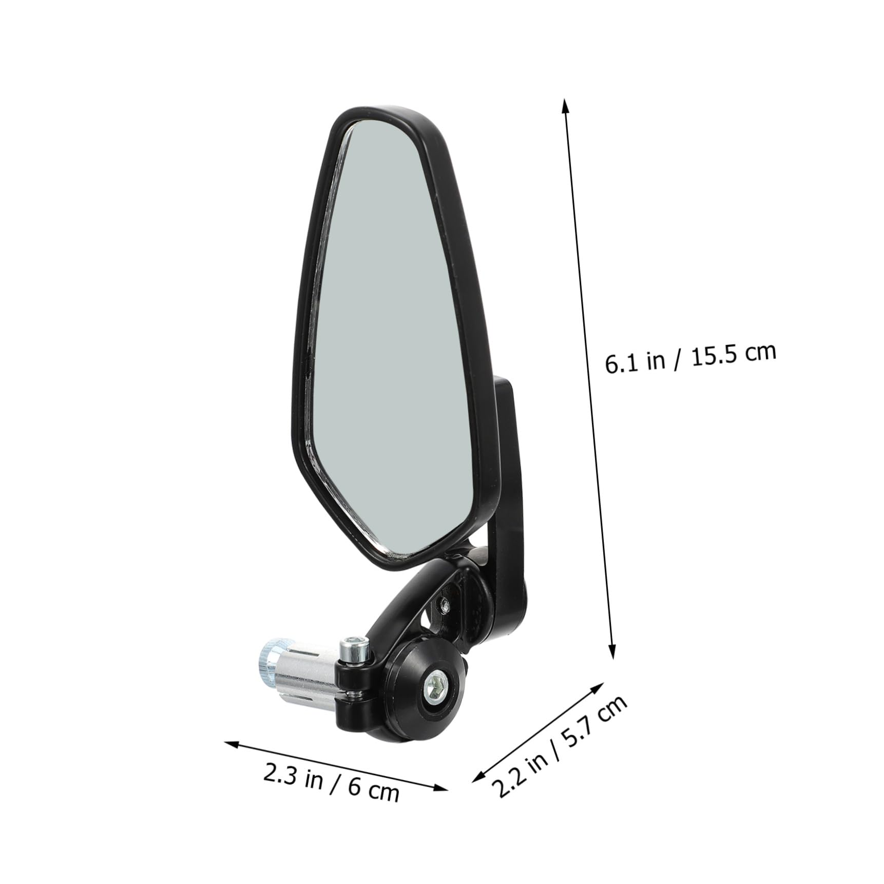 Rétroviseur Latéral pour Guidon de Moto Rétroviseur de Guidon de Vélo Extrémité