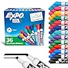 EXPO Low Odor Dry Erase Markers, Chisel Tip, Assorted Fashion Colors, 36 Count for Classroom, Office & Home Use