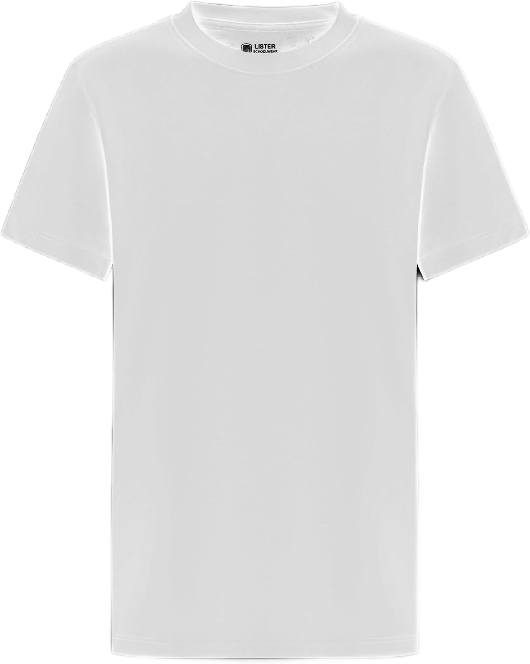 Ages 1-15 Kids Plain Blank T-Shirt Tee Shirt 100% Cotton Boys Girls Childrens Softspun Unisex School Uniform P.E. Gym