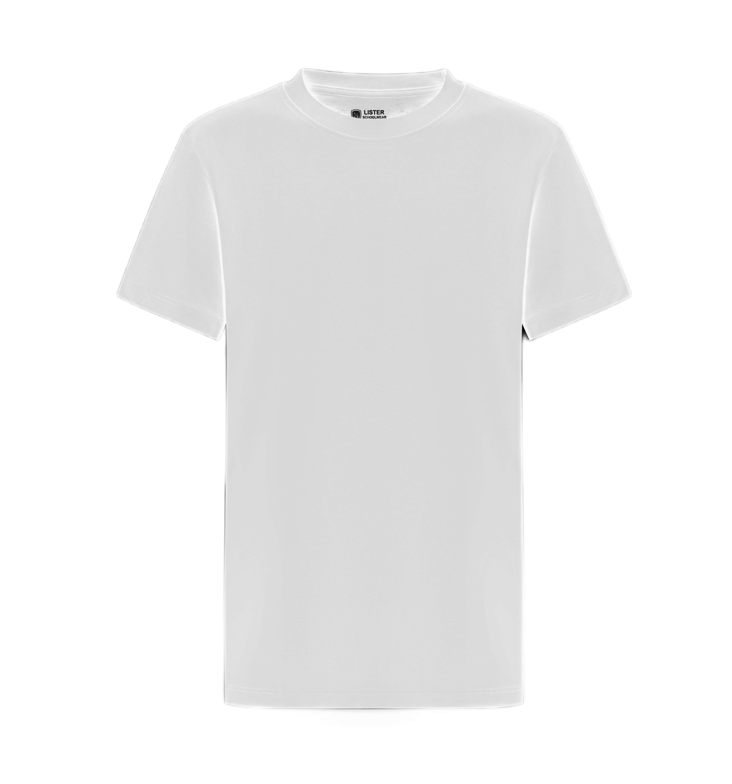 Ages 1-15 Kids Plain Blank T-Shirt Tee Shirt 100% Cotton Boys Girls Childrens Softspun Unisex School Uniform P.E. Gym — view 17