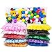 1000 Pieces 1 Inch Pompoms for Crafts 10 Assorted Colors Separated by Bag Pom Poms Best Puff Balls