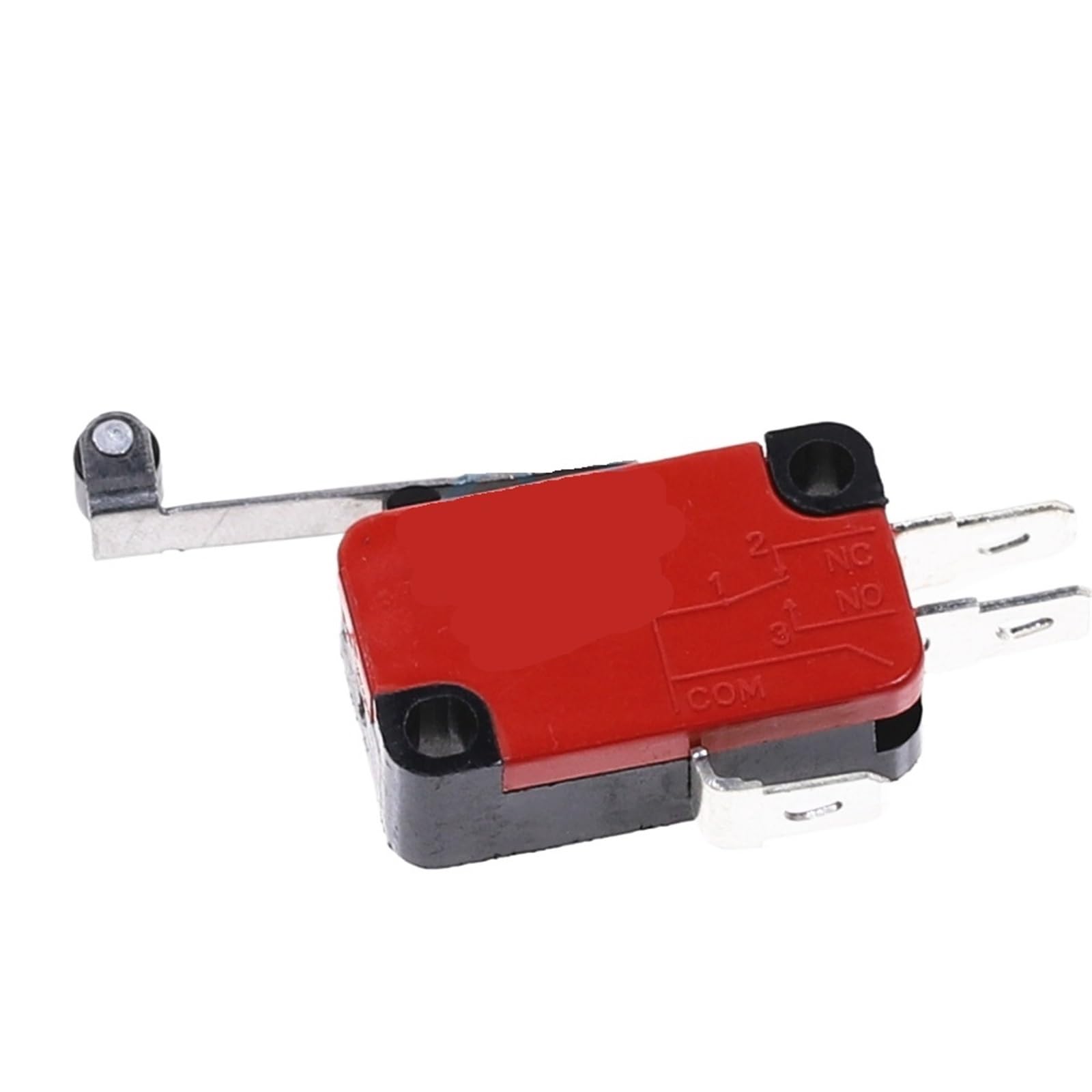 Microinterruptores momentáneos SPDT NO/NC con brazo de palanca de rodillo, 10 unidades, V-156-1C25