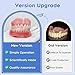 Full Set Fake Teeth Denture Kit - Top & Bottom Functional DIY Homemade Dentures | Do It Yourself Comfortable Missing Teeth Replacement,Natural Smile Kit - H0113