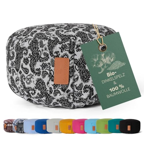 #DoYourYoga rundes Yogabolster - waschbarer Bezug, Bio-Dinkelspelz (KBA) Füllung, 30 x 15 cm, Yoga Kissen für Yin Yoga & Meditation - Style (3) #DoYourYoga rundes Yogabolster - waschbarer Bezug, Bio-Dinkelspelz (KBA) Füllung, 30 x 15 cm, Yoga Kissen für Yin Yoga & Meditation - Style (3)