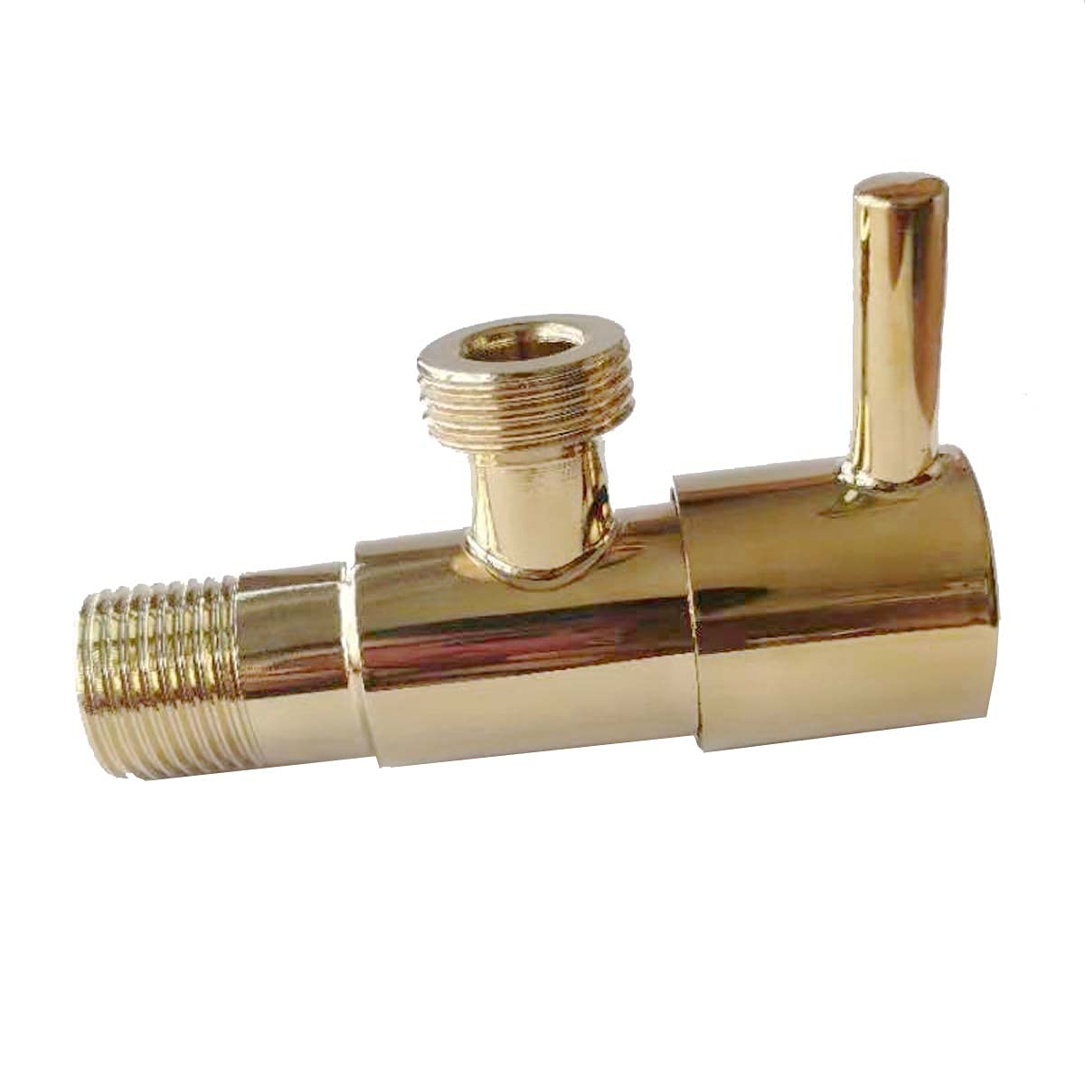 Kupfer-Eckventil, G 1/2 Zoll, Gold-Eckventil, Kupfer-Wc-Dreieck-Warmwasserbereiterventile, Kücheneinlasswasser, Messing-Badezimmer-Eckabsperrventil