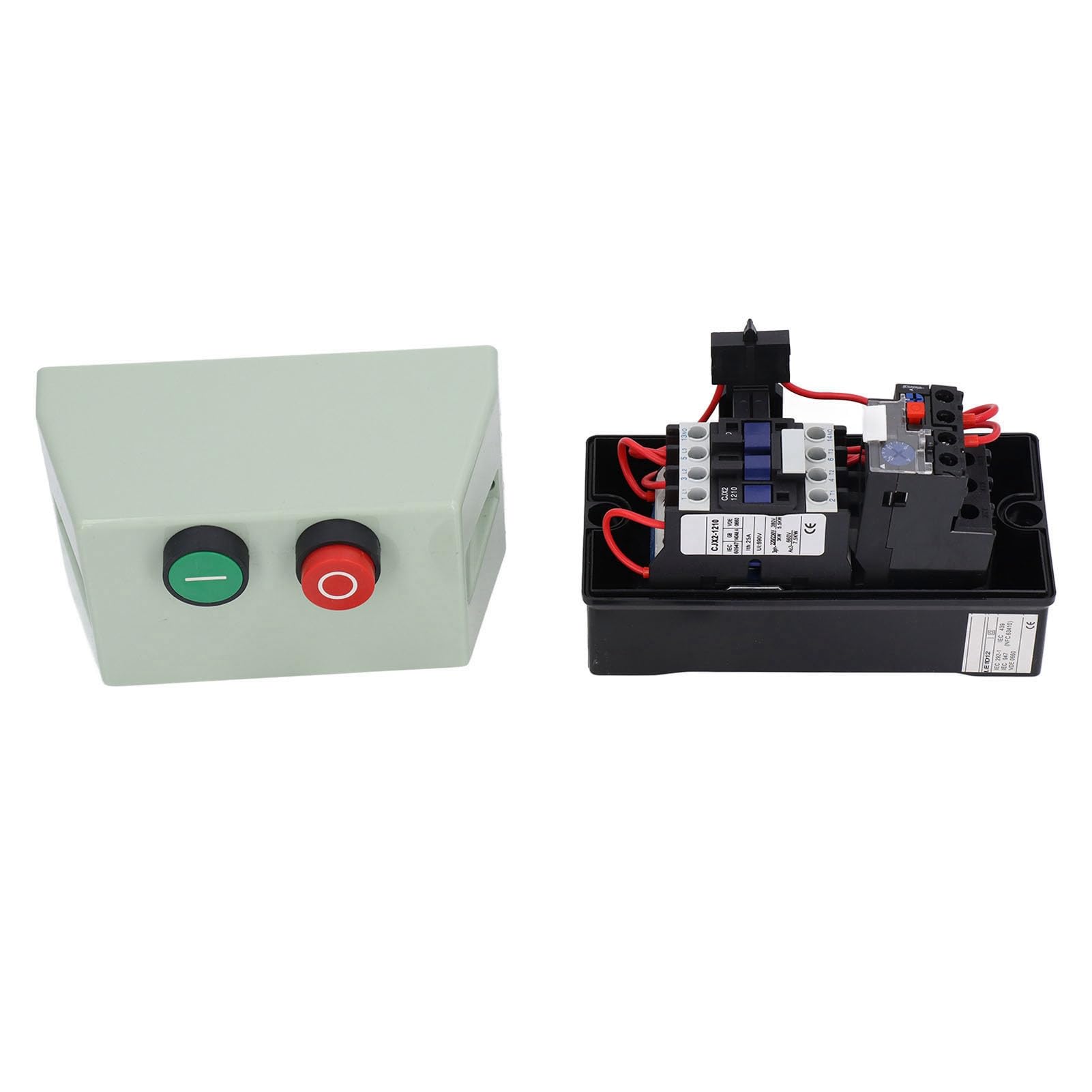 Boîtier de Démarrage Magnétique pour Moteurs Monophasés et Triphasés – Étanche, Ignifuge, Fonction de Surcharge – 220 V 230 V 380 V 400 V, 9-13 A
