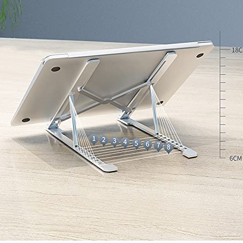 Base para laptop portátil ajustable de aluminio miniatura 6