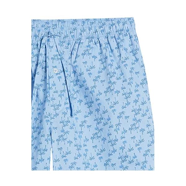 Amazon Essentials Men's Straight-Fit Woven Pajama Pant, Palm Trees, Large - Image 5