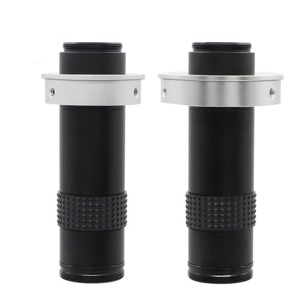 Accessori per microscopi 1X - 120X 15:1 obiettivo ottico con supporto C a Zoom continuo regolabile per H_D VGA USB CCD CMOS telecamera di Microscopio video del settore Sostenibilità e prestazioni