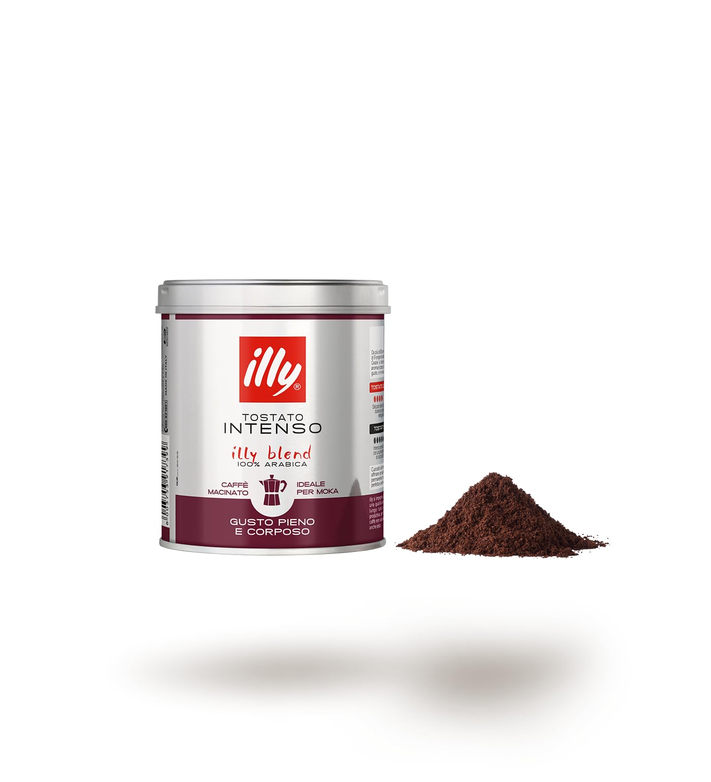 ILLY - 6 Barattoli da 125 Grammi di Caffè Macinato Assortite, Degustazione Monoarabilca Guatemala, Intenso, Classico