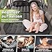 YOOHBERRYS Auto Matratze, 200 * 125cm SUV Auto Luftmatratze mit Luftpumpe, 2 Kissen, Rücksitz Luftmatratze Kissen, Verdickte Beflockung Aufblasbare Auto Bett Kofferraum für Camping