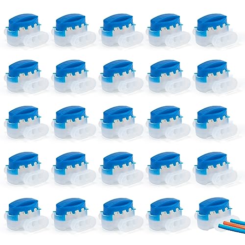 25 Piezas Conectores de Cables para Robot Cortacésped Automower de Husqvarna Accesorios para Robots Cortacéspedes, Conector de Cable Impermeables, para Jardín al Aire Libre