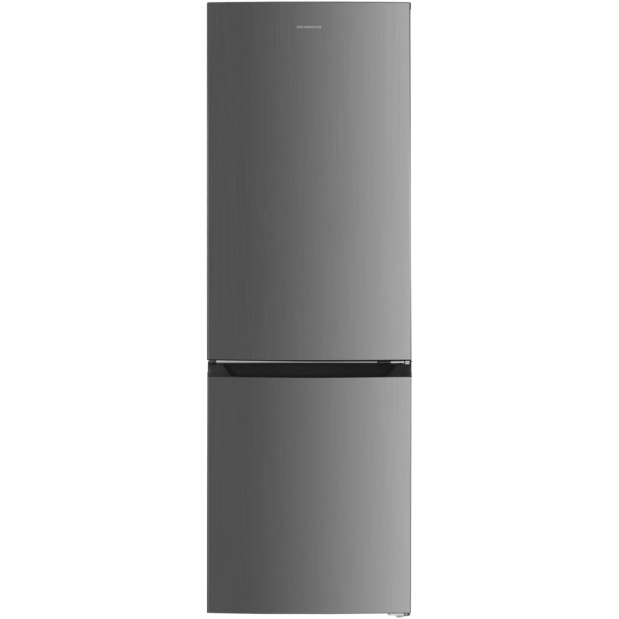 HCNF-HM293INVXD Kühl-Gefrierkombination – 293 L – Total No Frost – Inverter-Kompressor – Energieklasse D – 210 L Kühlteil + 83 L Gefrierteil – 60 × 60 × 186 cm – Edelstahloptik