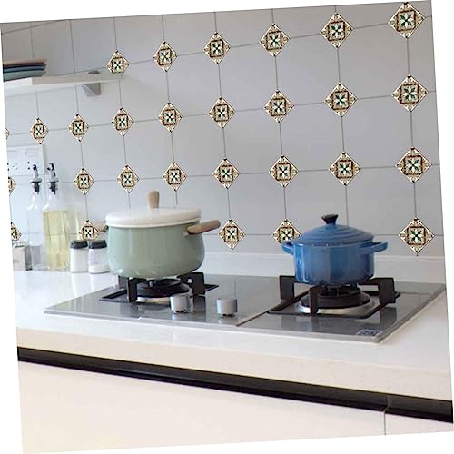 Zerodeko 40 Peças Decalques De Parede Adesivo De Azulejo Decoração De Casa Diagonal Colar Azulejo Ce