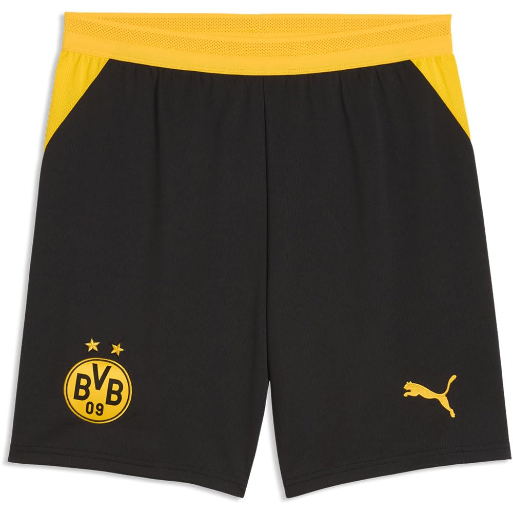 '26-'27 Borussia Dortmund Home Shorts (Black) Polyester Made By: Puma Men's Black Medium