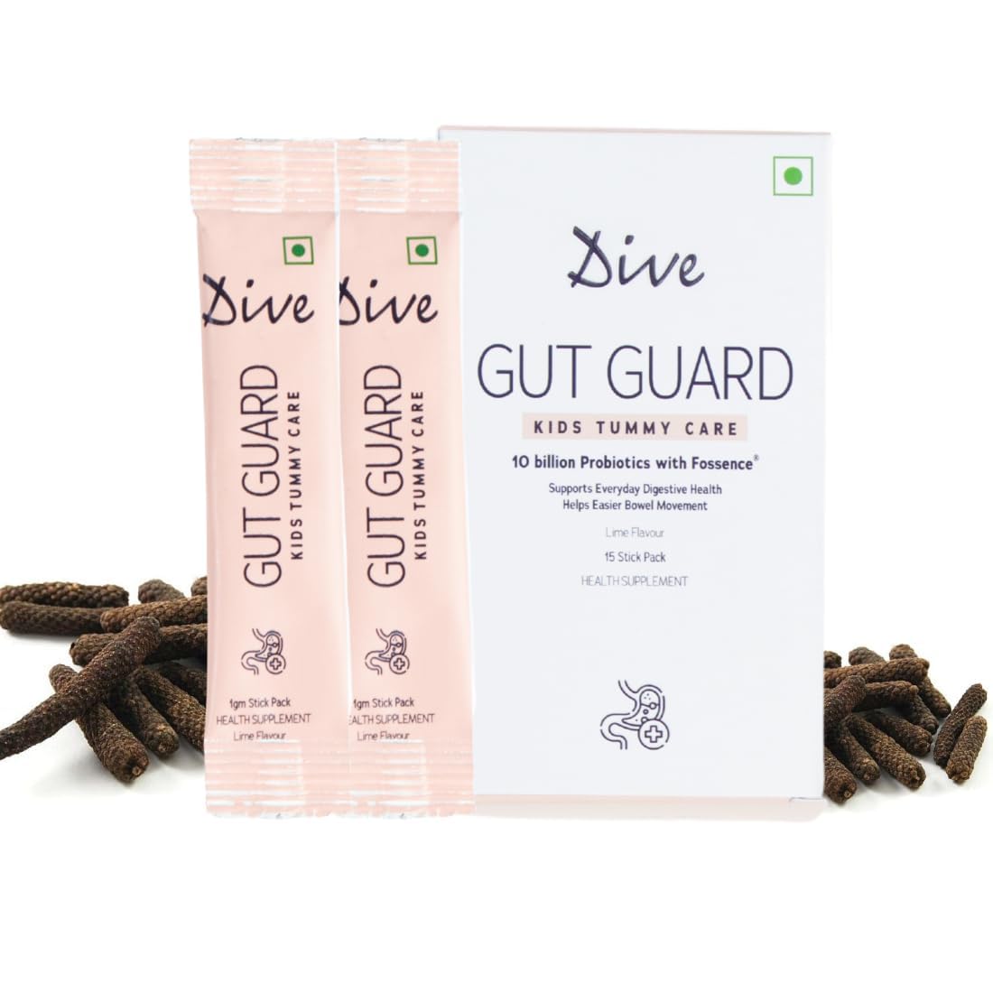 DIVE Gut Guard Kids Tummy Care | Safe for Kids | Probiotics | Boost your childs gut health | Relieve digestive discomfort | Reduce Indigestion | Strengthens Immunity | (30 Days Pack) (B0DC4CM7D3) Amazon Price History, Amazon Price Tracker