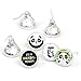Party Like a Panda Bear - Baby Shower or Birthday Party Round Candy Sticker Favors - Labels Fit Hershey’s Kisses (1 Sheet of 108)