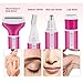 Electric Women Shaver 4 in 1 Rechargeable Cordless Eyebrow Nose Hair Trimmer Facial Body Hair Removal Painless Razor for Women Men