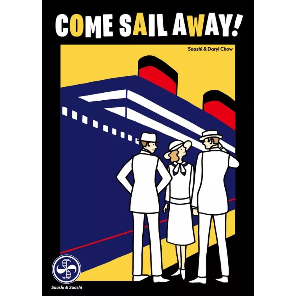 Saashi & Saashi | Come Sail Away | Board Game | Ages 10+ | 1-4 Players | 25+ Minutes Playing Time