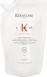 Kérastase | Shampoo Bain | Nutritive Satin Riche | Nutrição para cabelos muito secos | Hidratação | Brilho | Maciez | Niacinamida | Glicerina | Refil | 500ml
