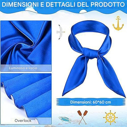 Disfraz de marinero con gorro y gafas para despedidas 5