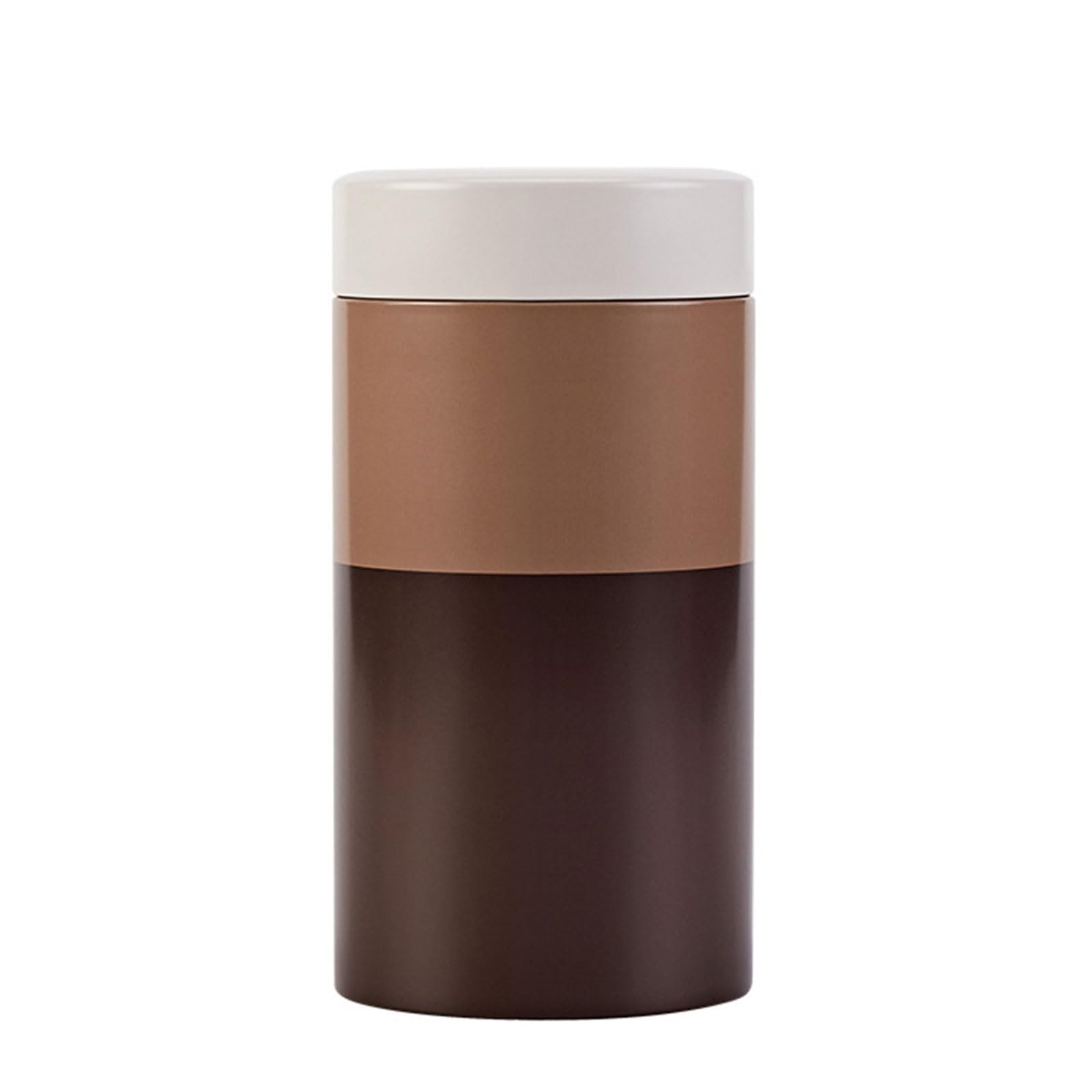 Tsophreniq Round Tin Tea Canister Storage Container for Loose Tea Airtights Lid Round Storage Container Bottle Multipurpose Canister