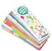 Birthday Bookmarks for Kids, Classroom Party Favors, 12 Designs (72 Pack)