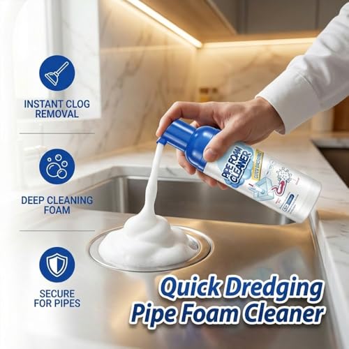 Drain Cleaner Foam, 2026 New Drain Clog Remover miniatura 3