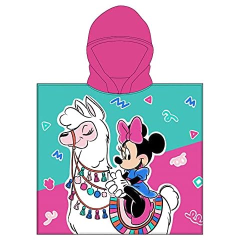 Toalla Poncho Infantil de Minnie Mouse con Capucha Cover