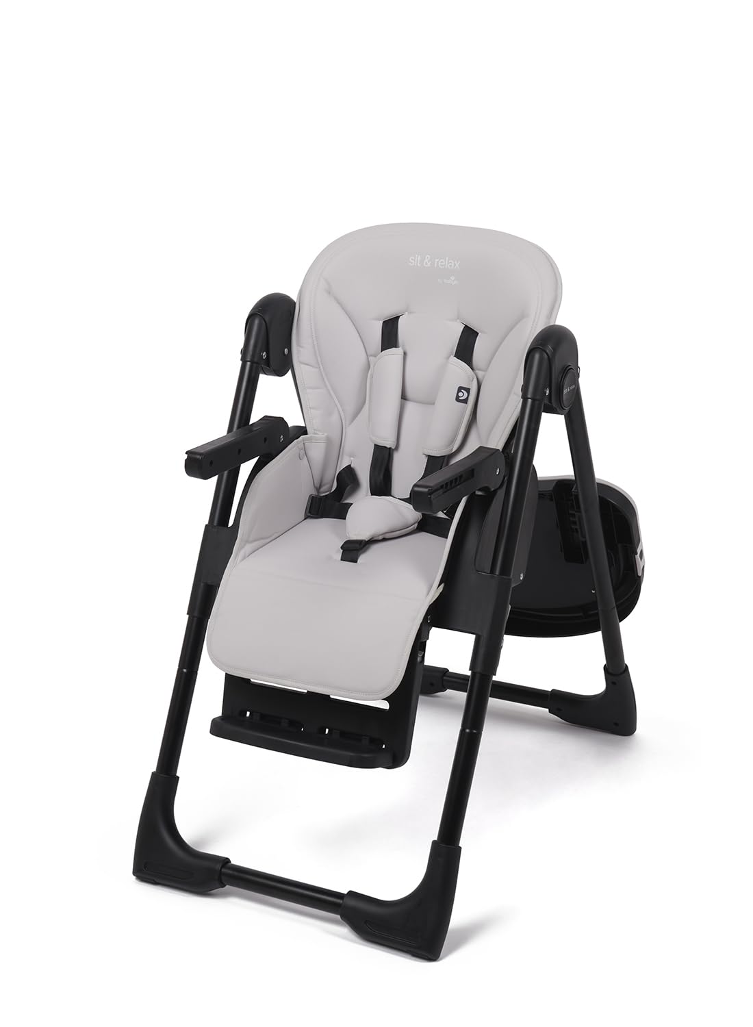 Babylo Krzesełko dziecięce Sit N Relax, od urodzenia do 3 lat (15 kg), taupe i czarne