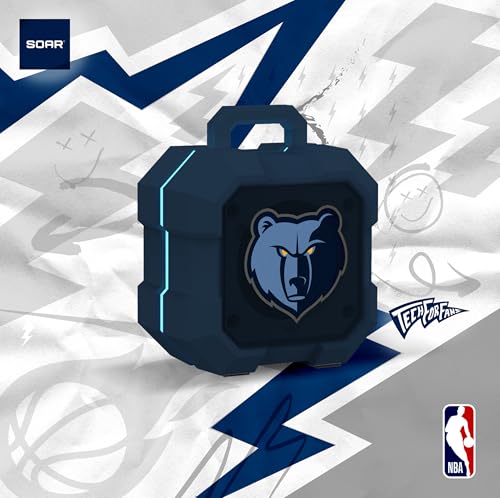 SOAR NBA Shockbox LED Wireless Bluetooth Speaker - Water Resistant IPX4, 5.0 Bluetooth with Over 5 Hours of Play Time - Small Portable Speaker - Officially Licensed NBA, Perfect Home & Outdoor Speaker - image 4