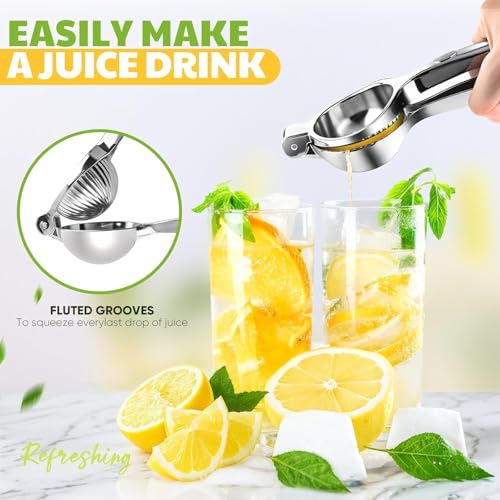 Image of Premium Lemon Squeezer | Heavy Duty, Rust-Proof Citrus Press with 1-Year Warranty -Manual Hand Juicer for Fruits, Mosambi Juice Maker, Lime & Orange Juice Squeezer