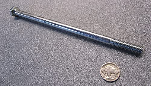 8.8 Zinc Steel Bolts PT M10 x 1.5 mm x 200 mm Long 5 pcs